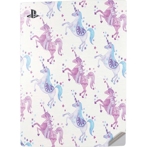 Cat Coq Purple Unicorns PS5 Digital Edition Console Skin